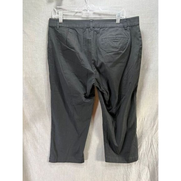 Lauren Ralph Lauren Capri Womens 10 Black Pockets Zip Button Ladies 34x20. - Picture 5 of 10